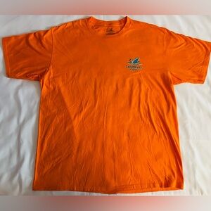 Men's Orange Landshark T-Shirt Size 2XL
